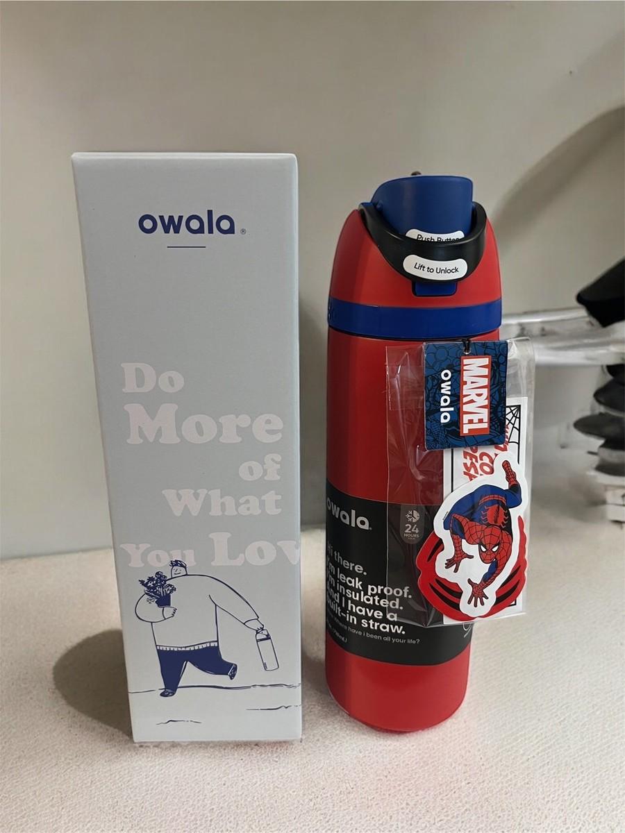 Owala -24oz FreeSip Water Bottle - Spider Man Edition